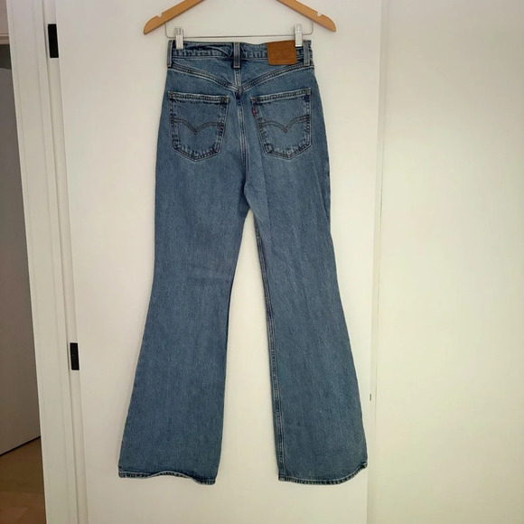 Levi’s 70s High Flare Jeans Premium Denim Size 26 - Picture 5 of 9